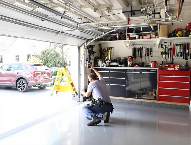 Local garage door repair service by Raynham Garage Door Repair in Raynham