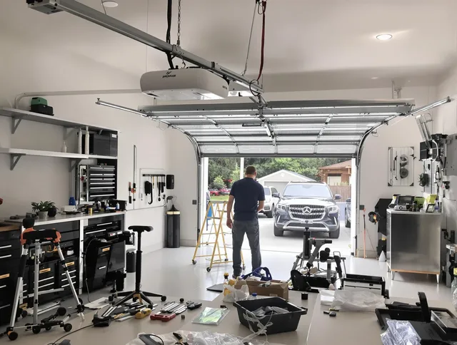 Garage door opener installation by Raynham Garage Door Repair in Raynham
